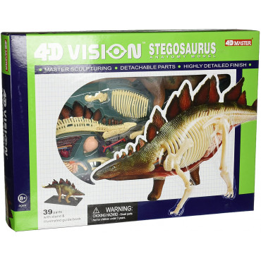 ANATOMIA DO STEGOSAURO 4D VISION STEGOSAURUS ANATOMY MODEL 4D MASTER FAMEMASTER FME 26095